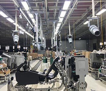 自動化車間里射流風機的應用 自動化車間里射流風機的應用